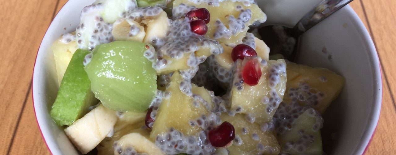 Chiapudding mit obst low carb
