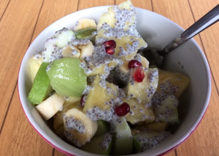 Chiapudding mit obst low carb